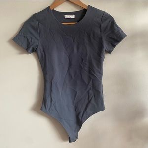 Babaton blue bodysuit